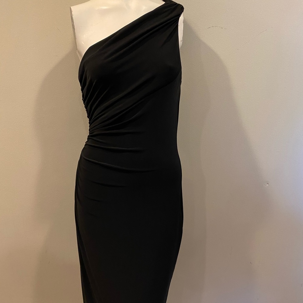 Black Assymetrical Dress